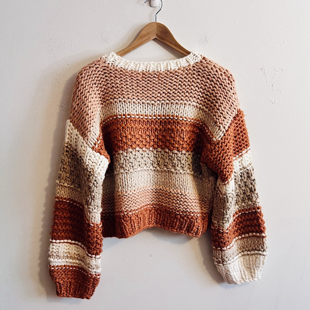 Sadie And Sage Chunky Pullover Cottage Core Sweater - Picture 4 of 6